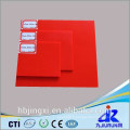 Feuille de caoutchouc de silicone rouge / tapis